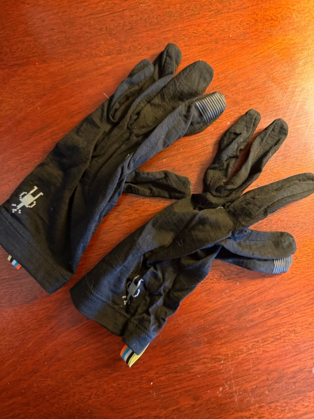Smartwool Black Lightweight Merino Gloves